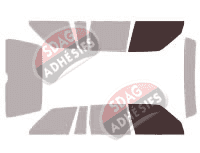 Gabarit vitrage - kit vitres avant - Bmw Serie 3 (2) Touring Break 5 portes (1987 - 1995)