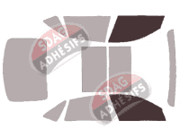 Gabarit vitrage - kit vitres avant - Bmw Serie 3 (6) Gran-Tourismo 5 portes (2012 - 2020)