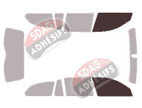 Gabarit vitrage - kit vitres avant - Bmw Serie 5 / i5 (6) Touring Break 5 portes (2004 - 2010) Gabarit vitrage - kit vitres avant - Bmw Serie 5 / i5 (6) Touring Break 5 portes (2004 - 2010)