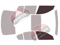 Gabarit vitrage - kit vitres avant - Bmw Serie 5 / i5 (8) Berline 5 portes (2017 - 2023)