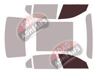 Gabarit vitrage - kit vitres avant - Bmw Serie 7 / i7 (7) Longue Berline 4 portes (depuis 2023)