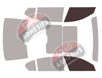 Gabarit vitrage - kit vitres avant - Bmw Serie 7 / i7 (6) Longue Berline 4 portes (2016 - 2022)