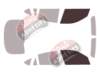 Gabarit vitrage - kit vitres avant - Bmw X6 (2) 5 portes (2014 - 2020)