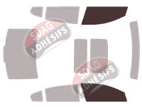 Gabarit vitrage - kit vitres avant - Buick Allure (2) Berline 4 portes (2010 - 2016)