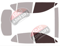 Gabarit vitrage - kit vitres avant - Buick Envision (2) 5 portes (depuis 2021) Gabarit vitrage - kit vitres avant - Buick Envision (2) 5 portes (depuis 2021)
