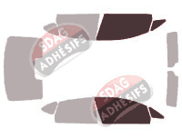 Gabarit vitrage - kit vitres avant - Buick Excelle (1) GT Berline 4 portes (2010 - 2017)