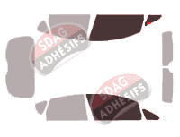 Gabarit vitrage - kit vitres avant - Buick Excelle (1) XT 5 portes (2010 - 2017)