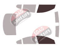 Gabarit vitrage - kit vitres avant - Buick Regal (5) Berline 4 portes (2008 - 2016) Gabarit vitrage - kit vitres avant - Buick Regal (5) Berline 4 portes (2008 - 2016)