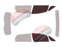 Gabarit vitrage - kit vitres avant - Byd Dolphin (1) 5 portes (depuis 2022)
