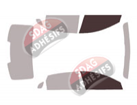 Gabarit vitrage - kit vitres avant - Byd Seal (1) Berline 4 portes (depuis 2022)