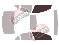 Gabarit vitrage - kit vitres avant - Cadillac ATS 4 portes (2012 - 2019)