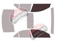 Gabarit vitrage - kit vitres avant - Cadillac CT4 (1) Berline 4 portes (depuis 2020) Gabarit vitrage - kit vitres avant - Cadillac CT4 (1) Berline 4 portes (depuis 2020)