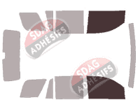 Gabarit vitrage - kit vitres avant - Gmc Yukon (4) Delani 5 portes (2014 - 2020)