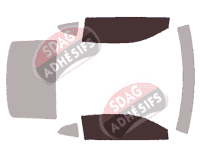 Gabarit vitrage - kit vitres avant - Chevrolet Camaro (6) Coupé 2 portes (depuis 2015)