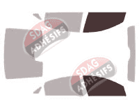 Gabarit vitrage - kit vitres avant - Chevrolet Caprice (6) Berline 4 portes (2006 - 2017)