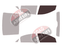 Gabarit vitrage - kit vitres avant - Holden Caprice Berline 4 portes (2006 - 2017)