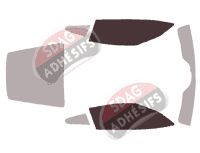 Gabarit vitrage - kit vitres avant - Chevrolet Corvette (7) C7 Coupe 3 portes (2013 - 2020)