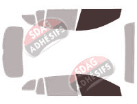 Gabarit vitrage - kit vitres avant - Chevrolet Cruze (1) SW Break 5 portes (2012 - 2018)