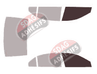 Gabarit vitrage - kit vitres avant - Chevrolet Epica (2) Berline 4 portes (2006 - 2013)