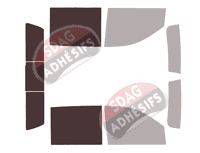 Gabarit vitrage - kit vitres avant - Chevrolet Silverado (4) Crew Cab Pick-up 4 portes (depuis 2019) Gabarit vitrage - kit vitres avant - Chevrolet Silverado (4) Crew Cab Pick-up 4 portes (depuis 2019)