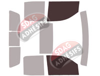 Gabarit vitrage - kit vitres avant - Chevrolet Silverado (4) Double Cabine HD Pick-up 4 portes (depuis 2019) Gabarit vitrage - kit vitres avant - Chevrolet Silverado (4) Double Cabine HD Pick-up 4 portes (depuis 2019)