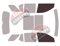 Gabarit vitrage - kit vitres avant - Chevrolet Traverse (1) 5 portes (2017 - 2024) Gabarit vitrage - kit vitres avant - Chevrolet Traverse (1) 5 portes (2017 - 2024)