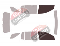 Gabarit vitrage - kit vitres avant - Chevrolet Traverse (3) 5 portes (depuis 2024)