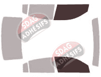 Gabarit vitrage - kit vitres avant - Chrysler 200 (1) Berline 4 portes (2007 - 2014)