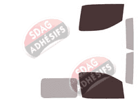 Gabarit vitrage - kit vitres avant - Opel Vivaro (C) Compact Utilitaire 4/5 portes (depuis 2019) Gabarit vitrage - kit vitres avant - Opel Vivaro (C) Compact Utilitaire 4/5 portes (depuis 2019)