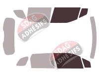 Gabarit vitrage - kit vitres avant - Citroën C3 (3) Aircross 5 portes (2017 - 2024) Gabarit vitrage - kit vitres avant - Citroën C3 (3) Aircross 5 portes (2017 - 2024)