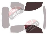 Gabarit vitrage - kit vitres avant - Ds DS3 (2) Crossback 5 portes (depuis 2019) Gabarit vitrage - kit vitres avant - Ds DS3 (2) Crossback 5 portes (depuis 2019)