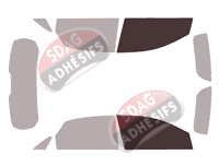 Gabarit vitrage - kit vitres avant - Ds DS7 (1) 5 portes (depuis 2017) Gabarit vitrage - kit vitres avant - Ds DS7 (1) 5 portes (depuis 2017)