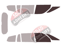 Gabarit vitrage - kit vitres avant - Citroën Grand C4 (2) Picasso 5 portes (2013 - 2022) Gabarit vitrage - kit vitres avant - Citroën Grand C4 (2) Picasso 5 portes (2013 - 2022)