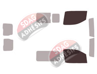 Gabarit vitrage - kit vitres avant - Opel Vivaro (C) Standard / Long Utilitaire 5/6 portes (depuis 2019) Gabarit vitrage - kit vitres avant - Opel Vivaro (C) Standard / Long Utilitaire 5/6 portes (depuis 2019)