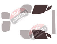 Gabarit vitrage - kit vitres avant - Peugeot Partner (2) Utilitaire 4 portes (2008 - 2018) Gabarit vitrage - kit vitres avant - Peugeot Partner (2) Utilitaire 4 portes (2008 - 2018)