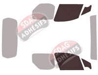 Gabarit vitrage - kit vitres avant - Peugeot Partner (2) Utilitaire 3 portes (2008 - 2018) Gabarit vitrage - kit vitres avant - Peugeot Partner (2) Utilitaire 3 portes (2008 - 2018)