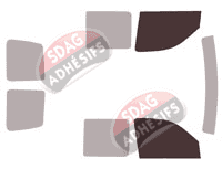 Gabarit vitrage - kit vitres avant - Citroën Berlingo (1) Utilitaire 4 portes (1996 - 2008) Gabarit vitrage - kit vitres avant - Citroën Berlingo (1) Utilitaire 4 portes (1996 - 2008)