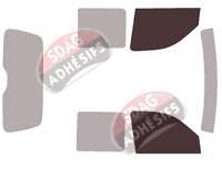 Gabarit vitrage - kit vitres avant - Citroën Berlingo (1) Utilitaire 3 portes (1996 - 2008) Gabarit vitrage - kit vitres avant - Citroën Berlingo (1) Utilitaire 3 portes (1996 - 2008)