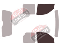 Gabarit vitrage - kit vitres avant - Citroën Berlingo (1) Utilitaire 4 portes (1996 - 2008) Gabarit vitrage - kit vitres avant - Citroën Berlingo (1) Utilitaire 4 portes (1996 - 2008)