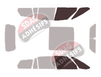 Gabarit vitrage - kit vitres avant - Citroën Grand C4 (1) Picasso 5 portes (2006 - 2013) Gabarit vitrage - kit vitres avant - Citroën Grand C4 (1) Picasso 5 portes (2006 - 2013)