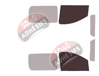 Gabarit vitrage - kit vitres avant - Fiat Scudo (2) Utilitaire 4/5/6 portes (2007 - 2017)
