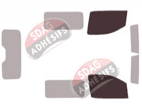 Gabarit vitrage - kit vitres avant - Toyota ProAce (2) Standard / Long Utilitaire 4/5 portes (depuis 2016)