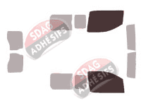 Gabarit vitrage - kit vitres avant - Opel Vivaro (C) Standard / Long Utilitaire 5/6 portes (depuis 2019) Gabarit vitrage - kit vitres avant - Opel Vivaro (C) Standard / Long Utilitaire 5/6 portes (depuis 2019)