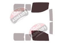 Gabarit vitrage - kit vitres avant - Opel Vivaro (C) Standard / Long Utilitaire 5/6 portes (depuis 2019) Gabarit vitrage - kit vitres avant - Opel Vivaro (C) Standard / Long Utilitaire 5/6 portes (depuis 2019)