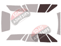 Gabarit vitrage - kit vitres avant - Citroën XM Break 5 portes (1991 - 2001)