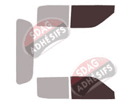 Gabarit vitrage - kit vitres avant - Dongfeng Rich (1) Pick-up 4 portes (depuis 2019)