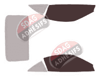 Gabarit vitrage - kit vitres avant - Ferrari California Spider 2 portes (2009 - 2014)