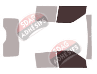 Gabarit vitrage - kit vitres avant - Fiat Doblo (2) Utilitaire 4/5 portes (2009 - 2022) Gabarit vitrage - kit vitres avant - Fiat Doblo (2) Utilitaire 4/5 portes (2009 - 2022)