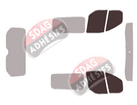 Gabarit vitrage - kit vitres avant - Ford Custom Transit (1) Utilitaire 5 portes (2014 - 2023) Gabarit vitrage - kit vitres avant - Ford Custom Transit (1) Utilitaire 5 portes (2014 - 2023)