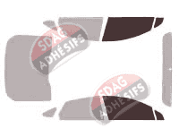 Gabarit vitrage - kit vitres avant - Ford Fusion (2) Berline 4 portes (2012 - 2020)